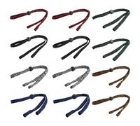 SAIIURV 12 Pezzi Catene Occhiali, Catenine Fermo Occhiali, per sportivi, da sole e da vista