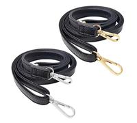 SAIIURV 2 Pezzi Tracolla per Borsa, Cinghie Tracolla Staccabili per Borse, Tracolla Nere di Ricambio per Borse, Tracolla Regolabile 85-150cm per Uomini Donne, Manici per Borse (Gold, Silver)