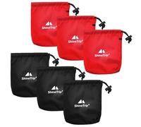 SAIIURV 6 Pezzi Piccoli Sacchetti Porta Oggetti con Coulisse, 14 x 16,5 cm Sacchetti da Viaggio per Piccoli Oggetti, Mini Borsa Piccole Piccola Portaoggetti Sacca per Imballaggio Caricatore Auricolari