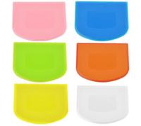 SAIIURV 6 Pezzi Tarocco per Impasti Spatola Pizza, Tarocco Cucina in Plastica, Spatola da Forno Utensile per Dividere Impasto, Accessori e Utensili per Pane Verdure Torte Pasta Pasticceria Decorativi