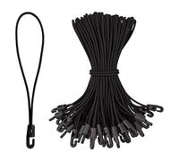 Saijer Corde Elastiche con Gancio, 30 pezzi 25cm Cinghie Elastiche Elastici con Ganci Elastici Portapacchi Corda Elastica per teloni uso esterno bagagli e bagagli campeggio