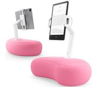 SAIJI Supporto per tablet regolabile a 360°, per dispositivi da 4,7"-15,6" | Braccio flessibile a doppio asse, per Kindle/iPad/iPhone, uso letto/divano, struttura leggera e stabile
