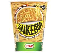 Saikebon - Nudolini istantanei, orientali, pollo e verdure - 60 g - [confezione da 4]