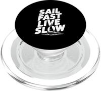 Sail Fast Live Slow Nautical Adventure Life Citazione PopSockets PopGrip per MagSafe