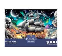 Sailboat City NightGargantuan Jigsaw Puzzles for Adults Comprising 1000 Advanced And Ruthlessly Difficult Challenging Puzzle Game Pieces - Forged to Be An Heirloom-Quality Gift Jigsaw Puzzles for Adu