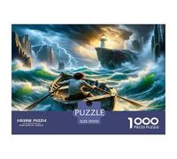 Sailboat Puzzle De 1000 Pièces Pour Adultes Et Enfants Dès 14 Ans Jeu De Patience Et De Réflexion Fantasy Divertissement Créatif Cadeau Classiques Décoration De La Maison 70x50cm/1000pcs