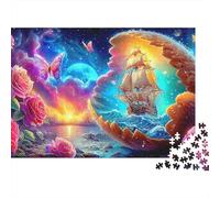 Sailboat Puzzles 1000 Pezzi Perfetto Per Appassionati Di Esperti Sfide Difficili Intrattenimento Creativo Cute Regalo Per La Famiglia Per Adulti E Bambini A Partire Da 12 Anni 38x26cm/1000pcs