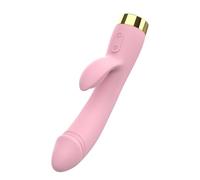 SaiLiN Vibratore Doppia Testa con Riscaldamento e Estensione, Massa per Don per Relax e Benessere, Giocattolo Vida Intima Adulti Silicone