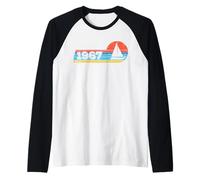 Sailing barca a vela nato nel 1967 compleanno Yachting Vela Maglia con Maniche Raglan