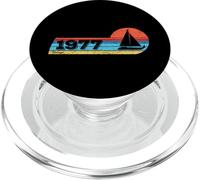 Sailing barca a vela nato nel 1977 compleanno Yachting Vela PopSockets PopGrip per MagSafe