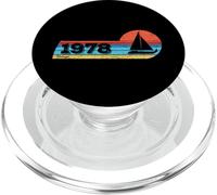 Sailing barca a vela nato nel 1978 compleanno Yachting Vela PopSockets PopGrip per MagSafe