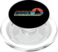 Sailing barca a vela nato nel 2003 compleanno Yachting Vela PopSockets PopGrip per MagSafe