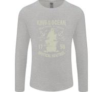 Sailing King Of The Ocean Sailor Boat Uomo Long Sleeve T-Shirt