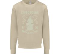 Sailing King Of The Ocean Sailor Boat Uomo Sweatshirt Jumper