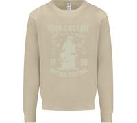 Sailing King Of The Ocean Sailor Boat Uomo Sweatshirt Jumper