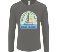 Sailing My Escape From Reality Sailor Uomo Manica Lunga T-Shirt