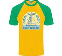 Sailing My Escape From Reality Sailor Uomo S/S Baseball T-Shirt