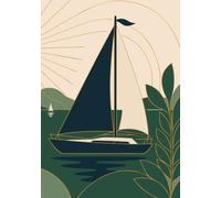 Sailing Notebook: A5 Lined Journal with Margins - Nautical Notebook for Notes, Writing, School, Work and Everyday Use