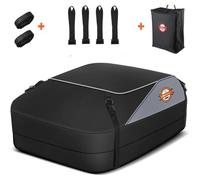 Sailnovo Borsa da tetto per box da tetto 15 cubico/430 l, impermeabile, 1000D, morbida borsa portabagagli con 4 ganci per porta, 6 cinghie rinforzate, per auto con/senza barre portatutto/portapacchi