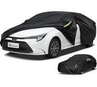 Sailnovo Telo Copriauto per Auto Impermeabile Tutte Atmosferiche,7 Strati, Resistente,Telo Copriauto da Esterno Completa per Auto,Protezione da Neve,Sole,Raggi UV,con Cerniera per (450 à 470 cm)