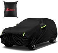 Sailnovo Telo Copriauto SUV Impermeabile per Tutte Atmosferiche,Telo Copriauto da Esterno Resistente a 7 Strati,Neve,Sole,Protezione UV con Cerniera,Misura Universale per SUV,Fino a 485-508 cm