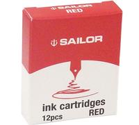 Sailor - Cartucce d'inchiostro Jentle, colore: Rosso