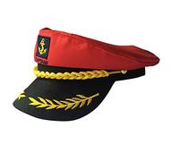 Sailor Hat Yacht Capitan Navy Sailor Capitan Costume da marinaio Capitano per uomo Marina Marine