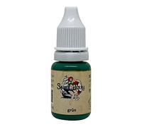 Sailor Jerry - Colore per tatuaggi, verde, 10 ml Made in Germany! Con certificato. Vernice per tatuaggi, Tattoo Ink, distribuita da HAN-SEN GmbH!