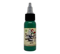 Sailor Jerry - Colore per tatuaggi, verde, 30 ml Made in Germany! Con certificato. Vernice per tatuaggi, Tattoo Ink, distribuita da HAN-SEN GmbH!