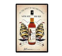 Sailor Jerry Spiced Rum Targa in metallo Targa in latta 19,8 x 30 cm