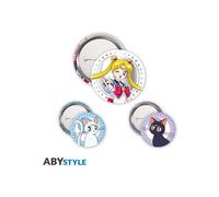 SAILOR MOON - Badge Pack - Sailor Moon, Luna & Artemis