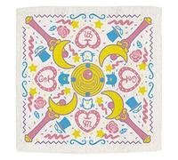 Sailor Moon Bishoujo Senshi Towel Tovaglietta Bianca con Scettri Originale Banpresto