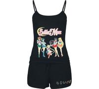 Sailor Moon Group Donna Pigiama Nero 3XL 100% Cotone Slim Fit