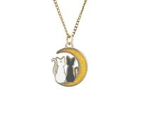 Abbigliamento Sailor Moon: ABYStyle - Pendant Necklace Cats On The Moon (Collana