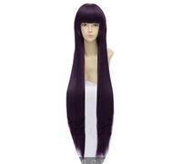Sailor Moon Sailor Mars Hino Rei Lungo rettilineo resistente al calore Cosplay sintetico Costume per capelli Parrucca per festa di Halloween + Parrucca gratis Cappellino C-383
