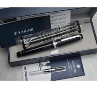 Sailor Professional Gear colore argento 21K Bicolor EFnib & converter...