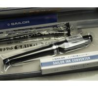 Sailor Professional Gear Slim colore argento 14K M-nib & converter 11-1222-420