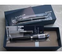 Sailor Professional Gear Slim colore argento 14K MF-nib & converter 11-1222-320