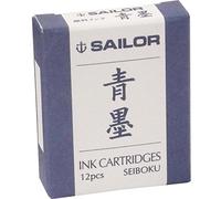 Sailor Stylo plume Boku Sei-Cartouche d'encre-Bleu/Noir-Lot de 12