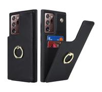 SailorTech per Samsung Galaxy Note 20 Ultra Custodia con portacarte, Galaxy Note 20 Ultra Custodia telefonica ad anello con supporto per carta di credito Custodia per Samsung Note 20 Ultra-Nero