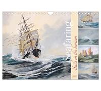 Sails on the Horizon (Wall Calendar 2027 DIN A4 landscape), CALVENDO 12 Month Wall Calendar: Seafaring romance in atmospheric and impressive ship paintings