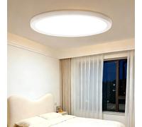 sailsco Plafoniera LED Soffitto 16.5W 4000K 3100LM, IP44 Iimpermeabile,Risparmio Energetico Rotonda per Bagno,Cucina,Camera da Letto, Balcone e Soggiorno,Non Dimmerabile,Diametro 30cm,1 Pezzo