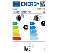 SAILUN COMMERCIO PRO LC51 195/75 R16 110/108 T Pneumatico Estivi Gomma