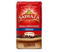 Saimaza Caffè Macinato Decaffeinato Naturale, 250g, Confezione da 2