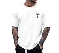 Saingace T Shirts nero moda uomo casual tinta unita - Uomo Manica Corta maglietta sportiva uomo canotta palestra uomo canotta basket uomo t shirt palestra uomo t shirt uomo sport