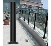 Sainless Seel Balusrade Balusrade Pannello per ringhiera per balcone, 90 cm, nero, a prova di ruspa, decorazione per la casa