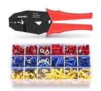 Sainlogic Set Di Pinze Per Crimparez Terminali Di Cavo, Crimpatrice Per Cavi Con 700 Pezzi Di Terminali Elettrici, Punte Elettriche Per Estremità Di Cavi Da 0,5-6 Mm²