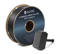 SainSmart Filamento in fibra di carbonio PETG, filamento di stampa 3D da 1,75 mm, rigido, leggero, resistente al calore e abrasivo, per la maggior parte delle stampanti 3D FDM, precisione di
