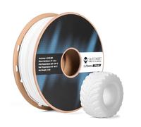 SainSmart Flex TPU Air, filamento in TPU espanso leggero da 1,75 mm, durezza regolabile 77A-93A, elevata resilienza e finitura opaca, per dispositivi indossabili, attrezzatura sportiva (bianco, 1 kg)