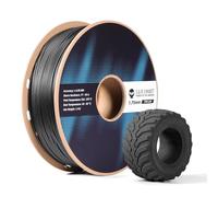 SainSmart Flex TPU Air, filamento in TPU espanso leggero da 1,75 mm, durezza regolabile 77A-93A, elevata resilienza e finitura opaca, per dispositivi indossabili, attrezzatura sportiva (nero, 1 kg)